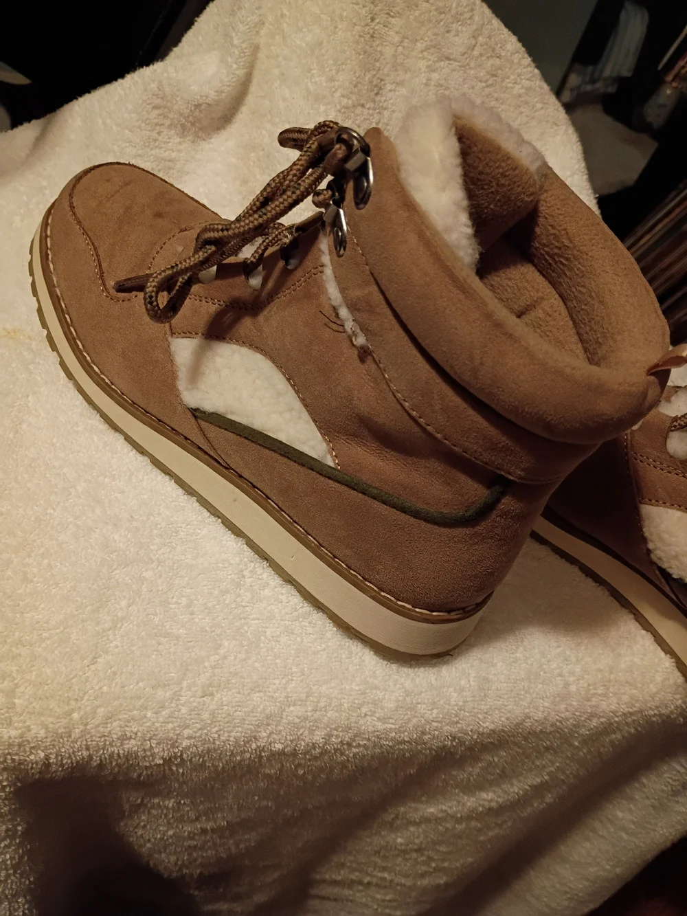 Old Navy suede upper